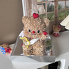 Cupid Little Love Heart Bear Preserved Flower