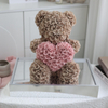 Love Heart Colorful Bear Preserved Flower