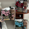 Bear Doll Handbag Rose Preserved Flower