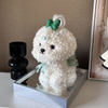 White Puppy Shape Preserved Flower