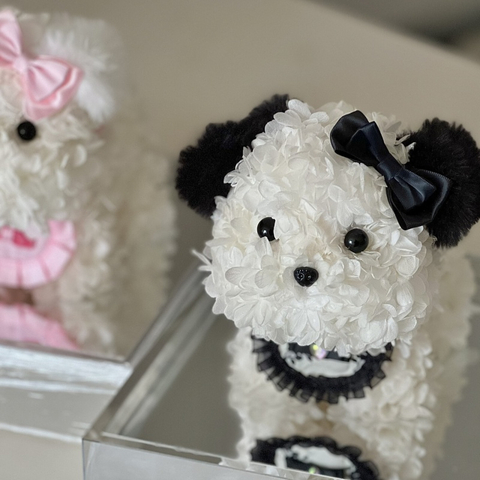 Cute Puppy Shape Preserved Flower