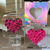 Preserved Flower Square Box With Handle Chain