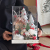 Christmas Snow House Acrylic Preserved Flower