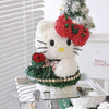 Christmas Kitty Shaped Preserved Flower